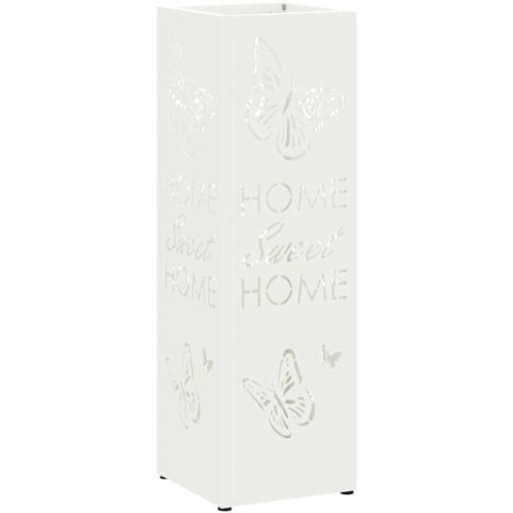 IMEX EL ZORRO Porte-Parapluie Blanc 50x20x20cm - Accessoire Moderne En Fer