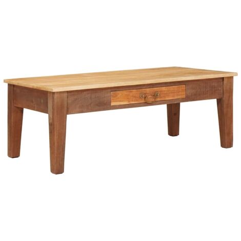Table basse extensible bois massif de manguier MUNDRA | Tables basses