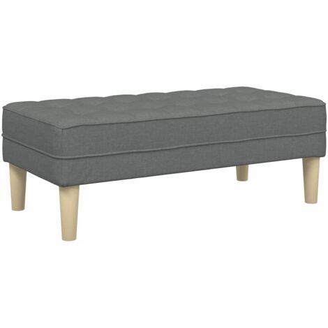 banc Gris foncé 113 x 57 x 39 cm tissu CFW754785 (1/5)