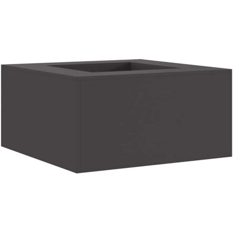 Braise Noir 80 x 80 x 40 cm Acier laminé à froid CFW237166