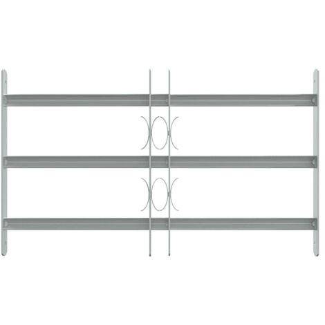 Grille réglable de sécurité de fenêtres et 3 barres 500-650 mm CFW552316