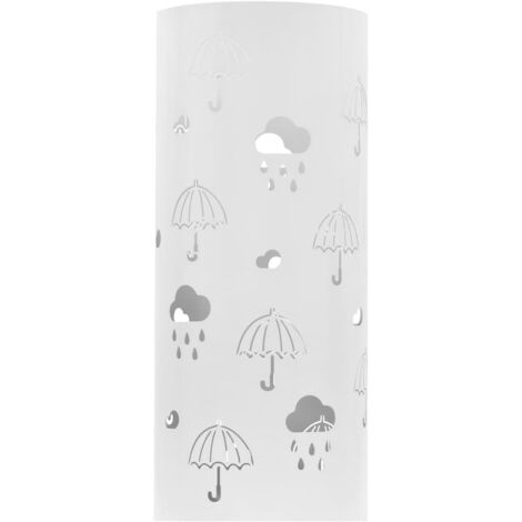 Porte-parapluie Design Parapluies Acier Blanc CFW275548 (1/5)