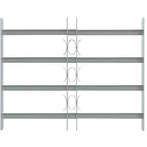 Grille réglable de sécurité de fenêtres et 4 barres 500-650 mm CFW496176 (1/5)