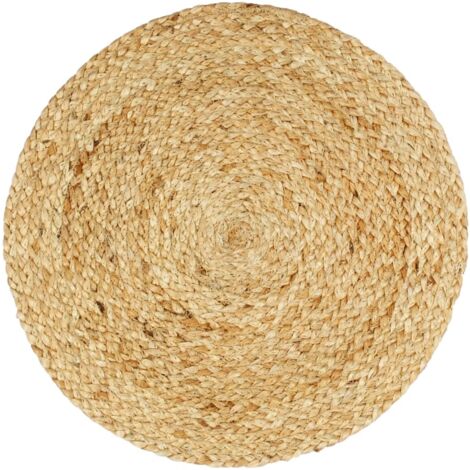 Napperons 6 pcs Naturel Plain 38 cm Rond Jute CFW912515 (1/5)