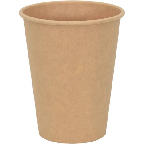 Tasses à café en papier 1000 pcs 12oz 300ml marron CFW732675 (1/5)
