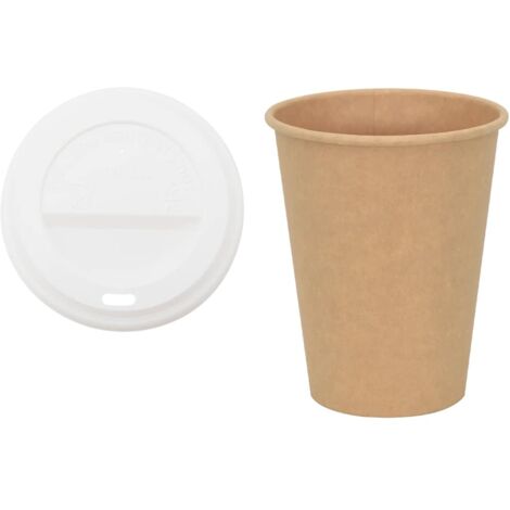 Tasses à café en papier avec couvercles 1000 pcs 12oz 300ml CFW339342 (1/5)