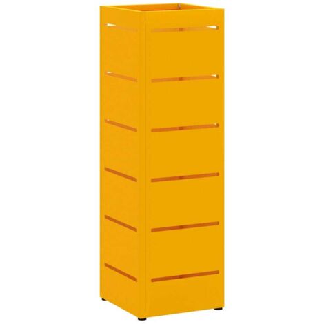 Porte-parapluie Moutarde 15,5 x 15,5 x 49 cm Métal CFW534494 (1/5)