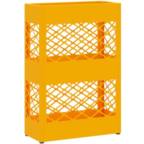 Porte-parapluie jaune moutarde 28 x 12 x 41 cm Métal CFW800088 (1/5)