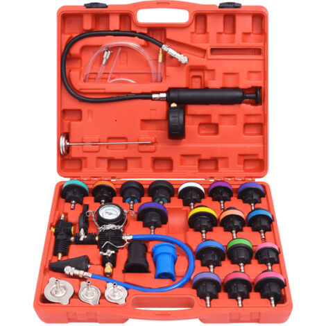 Kit de testeur de pression du radiateur 28 pcs CFW457660 (1/5)