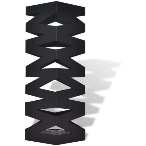 Porte-parapluie carré Noir Acier 48,5 cm CFW361322 (1/5)