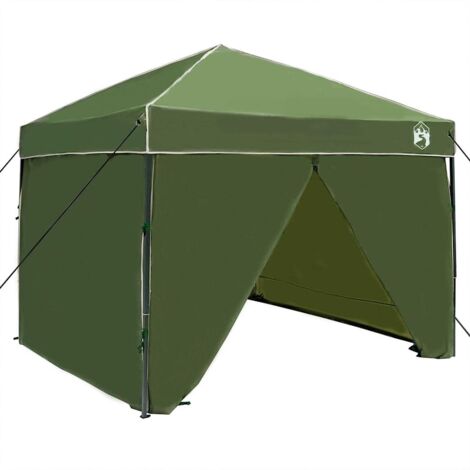 Tente à auvent pop-up Vert 250 x 250 cm tissu CFW988901 (1/5)