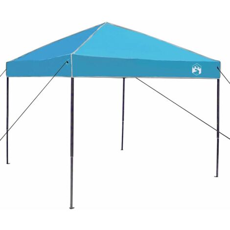 Tente à auvent pop-up Bleu 250 x 250 cm tissu CFW909099 (1/5)
