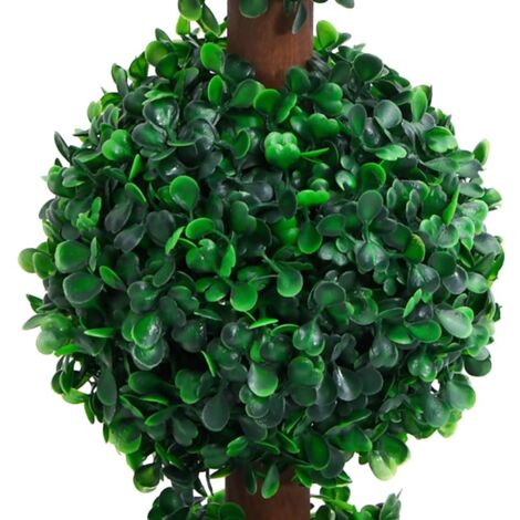 Plante de buis artificiel avec pot Forme de boule Vert 90 cm CFW775649 (1/5)