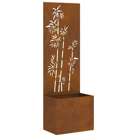 Écran de confidentialité de jardin Floral Rouillé 50 x 140 cm CFW674775