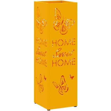 Porte-parapluie Moutarde 15,5 x 15,5 x 49 cm Métal CFW825319 (1/5)