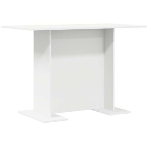 Table de salle à manger Blanc 110 x 60 x 75 cm CFW281343 (1/5)