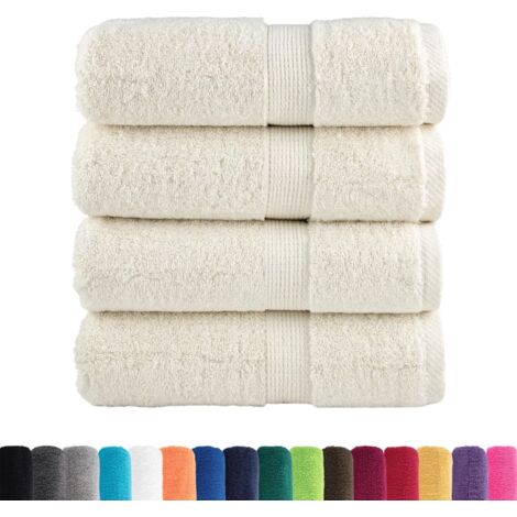 Serviettes d'invité de qualité supérieure SOLUND 4 pcs crème CFW532820 (1/5)
