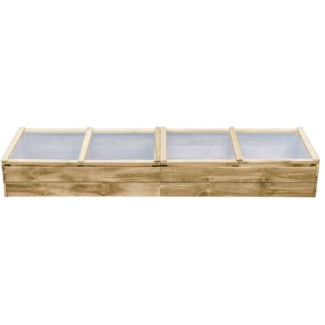 Serre Bois de pin imprégné 200x50x35 cm CFW533436