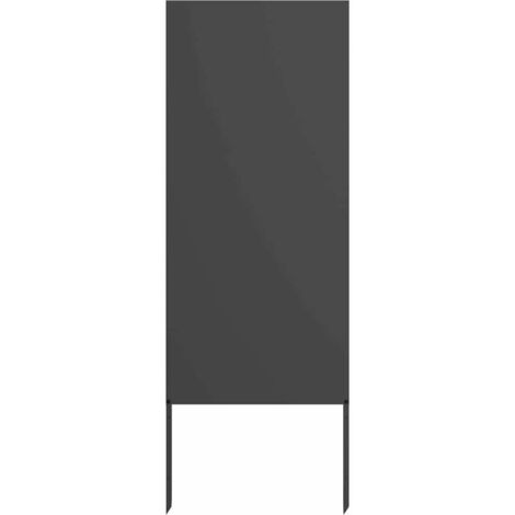 Écran de confidentialité de jardin Fretwork Noir 50 x 140 cm CFW271326