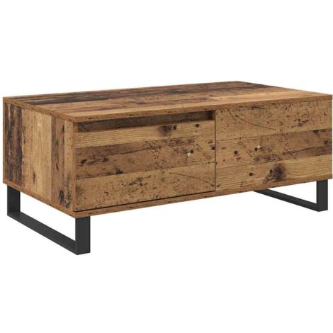 Table basse avec tiroir Bois ancien Bois d'ingénierie CFW976075 (1/5)