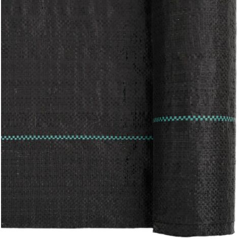 Membrane anti-mauvaises herbes noir 4x5 m PP CFW712617 (1/5)