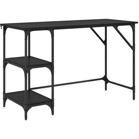 Bureau Chêne noir 120 x 50 x 75 cm Bois d'ingénierie CFW163476 (1/5)
