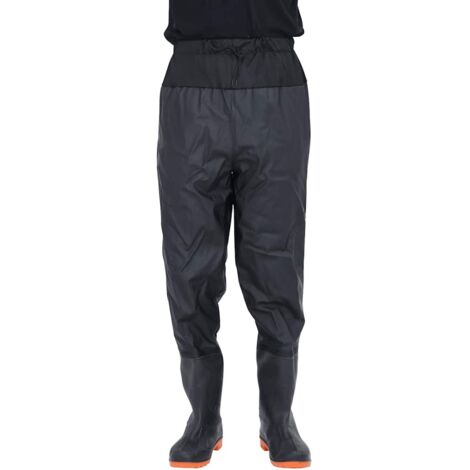Cuissardes avec bottes noir taille 45 CFW180750 (1/5)