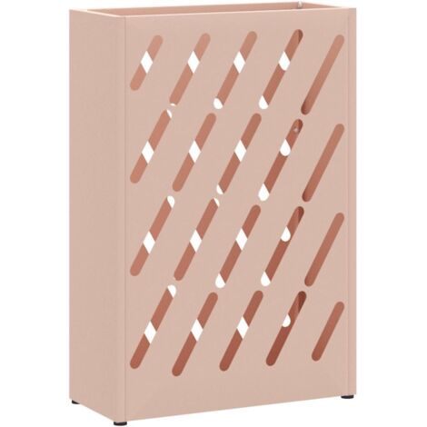 Porte-parapluie avec stockage Rose 28 x 12 x 41 cm Métal CFW820615 (1/5)