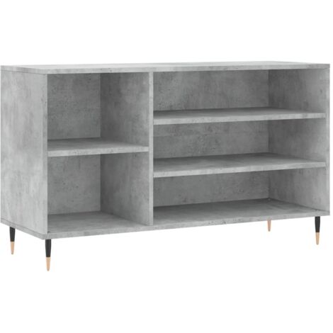 Meuble à chaussures,Armoire à chaussures Gris béton 102x36x60 cm Bois d'ingénierie CFW5655154 (1/5)