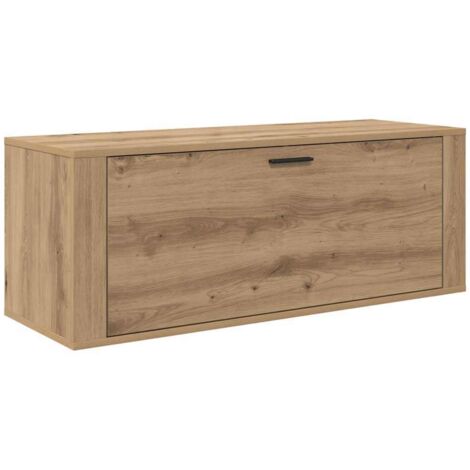 Meuble à chaussures，Cabinet à chaussures chêne artisanal 100 x 35 x 38 cm CFW6229704