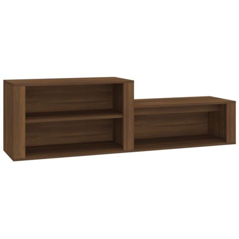 Meuble à chaussures,Armoire à chaussures Chêne marron 150x35x45cm Bois d'ingénierie CFW6565632 (1/5)