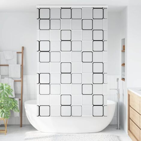 Store enrouleur de douche,Store à rouleau avec cassette largeur du tissu 126 cm CFW7313011 (1/5)