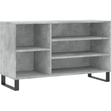 Meuble à chaussures,Armoire à chaussures Gris béton 102x36x60 cm Bois d'ingénierie CFW2829227 (1/5)