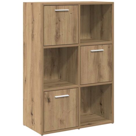 Bibliothèque,Armoire à Livres chêne artisanal 60,5x30x90 cm bois d'ingénierie CFW6693493 (1/5)