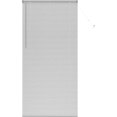 Store de Fenêtre,Store vénitien avec des rideaux Argent Aluminium CFW9019578 (1/5)