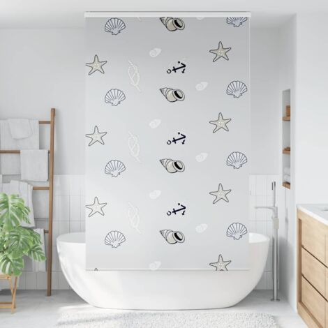 Store enrouleur de douche avec cassette largeur du tissu 96 cm Store enrouleur de douche avec cassette largeur du tissu 96 cm
