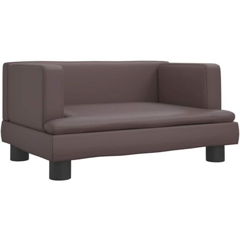 Canapé pour enfants,Sofa pour Salon,Banquette marron 60x40x30 cm similicuir CFW730804 (1/5)