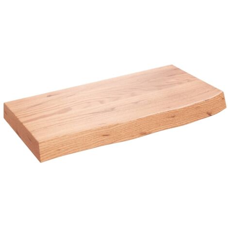Comptoir de salle de bain,Meuble de salle de bain marron 60x30x(2-6) cm bois traité CFW50684 (1/5)