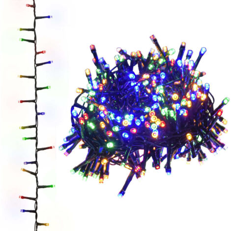 Guirlande LED，Décoration de Noël compacte avec 400 LED Multicolores 13 m PVC CFW67753 (1/5)