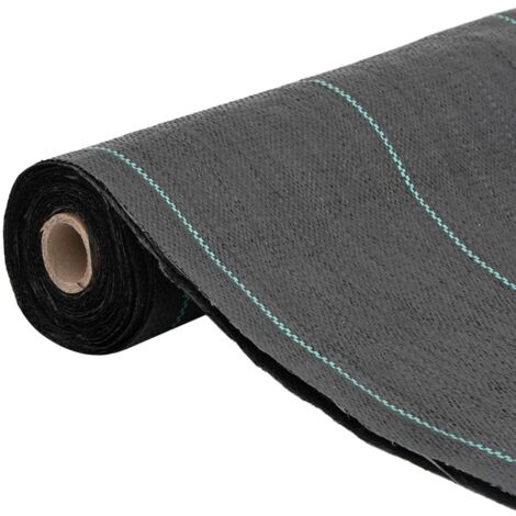 Membrane anti-mauvaises herbes,Film de protection noir 0,5x150 m PP CFW985942 (1/5)