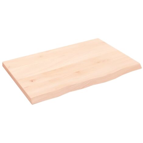 Comptoir de salle de bain,Meuble de salle de bain 60x40x2 cm bois massif non traité CFW50593 (1/5)
