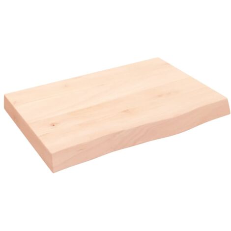 Comptoir de salle de bain,Meuble de salle de bain 60x40x(2-6) cm bois massif non traité CFW50591 (1/5)