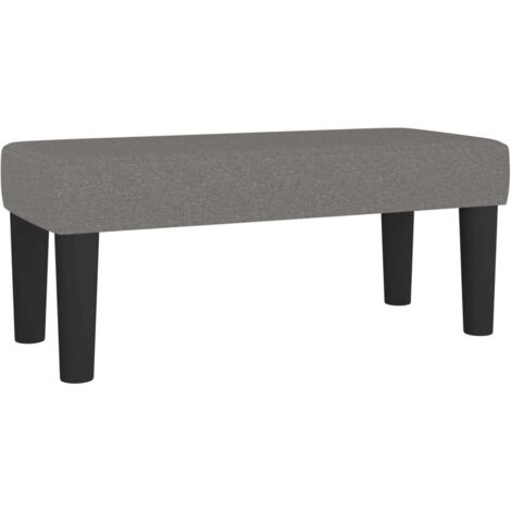 Banc d'intérieur,Banc Gris foncé 70x30x30 cm Tissu CFW65863 (1/5)