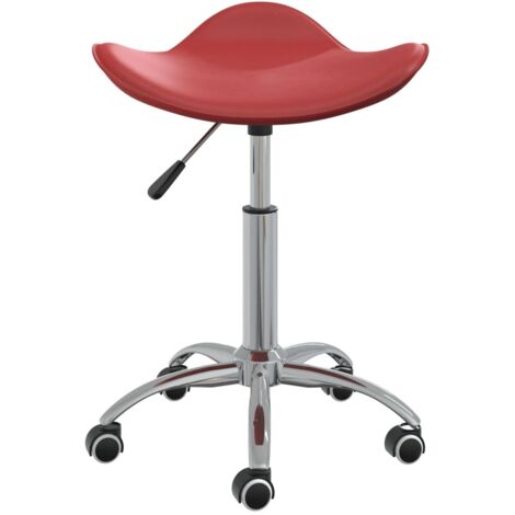 Tabouret,Repose-pied,Pouf de salon et spa Rouge bordeaux Similicuir CFW555547 (1/5)