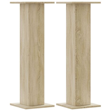 Supports pour plantes 2 pcs chêne sonoma bois d'ingénierie CFW462985 (1/5)