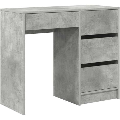 Bureau,Table de travail,Secrétaire d'écriture gris Béton gris Béton Standard Rangement CFW64547 (1/5)