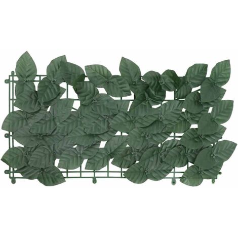 Écran de balcon,Brise Vue de terrasse,Toile de Balcon avec feuilles vert foncé 400x75 cm CFW948339 (1/5)