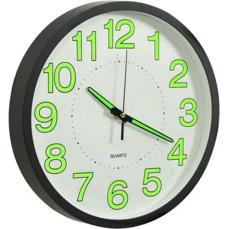 Horloge murale,Pendule murale lumineuse Noir 30 cm CFW168130 (1/5)