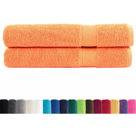 Serviettes de qualité supérieure SOLUND 2 pcs orange 600 g/m² CFW542841 (1/5)
