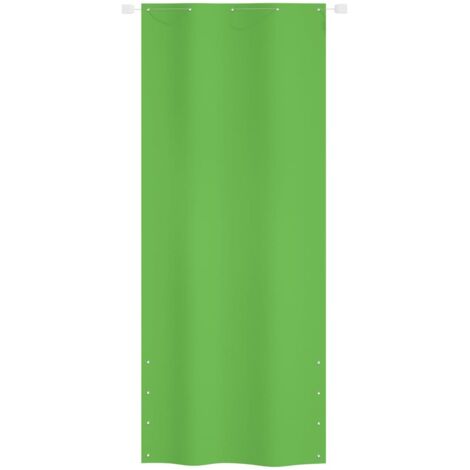 Écran de balcon,Brise Vue de terrasse,Toile de Balcon Vert clair 100x240 cm Tissu Oxford CFW119905 (1/5)
